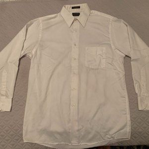 Arrow Sateen White Button Down Dress Shirt